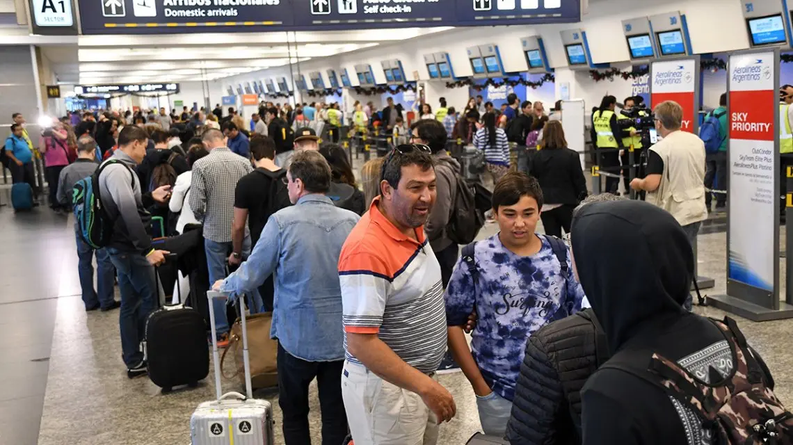 Gremios realizan medidas de protesta en Aeroparque y Ezeiza: Podrían verse afectado los vuelos