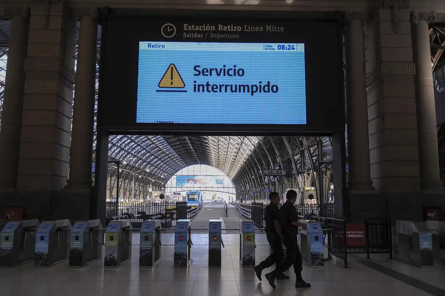 Trenes: tras la fuerte adhesión al paro, el Gobierno analiza sanciones para el gremio