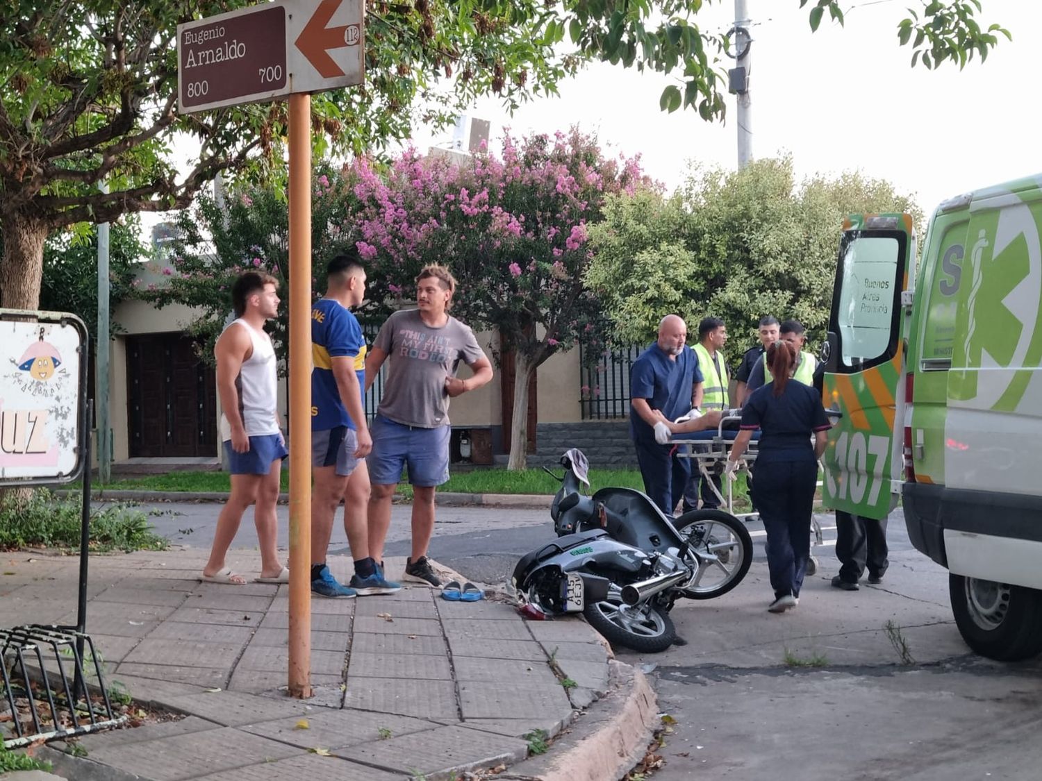 Accidente en Sarmiento y Arnaldo