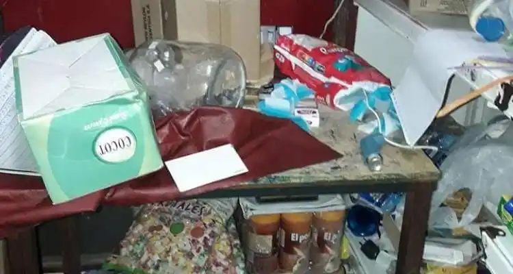 Detuvieron a un delincuente por robar y causar destrozos en una despensa