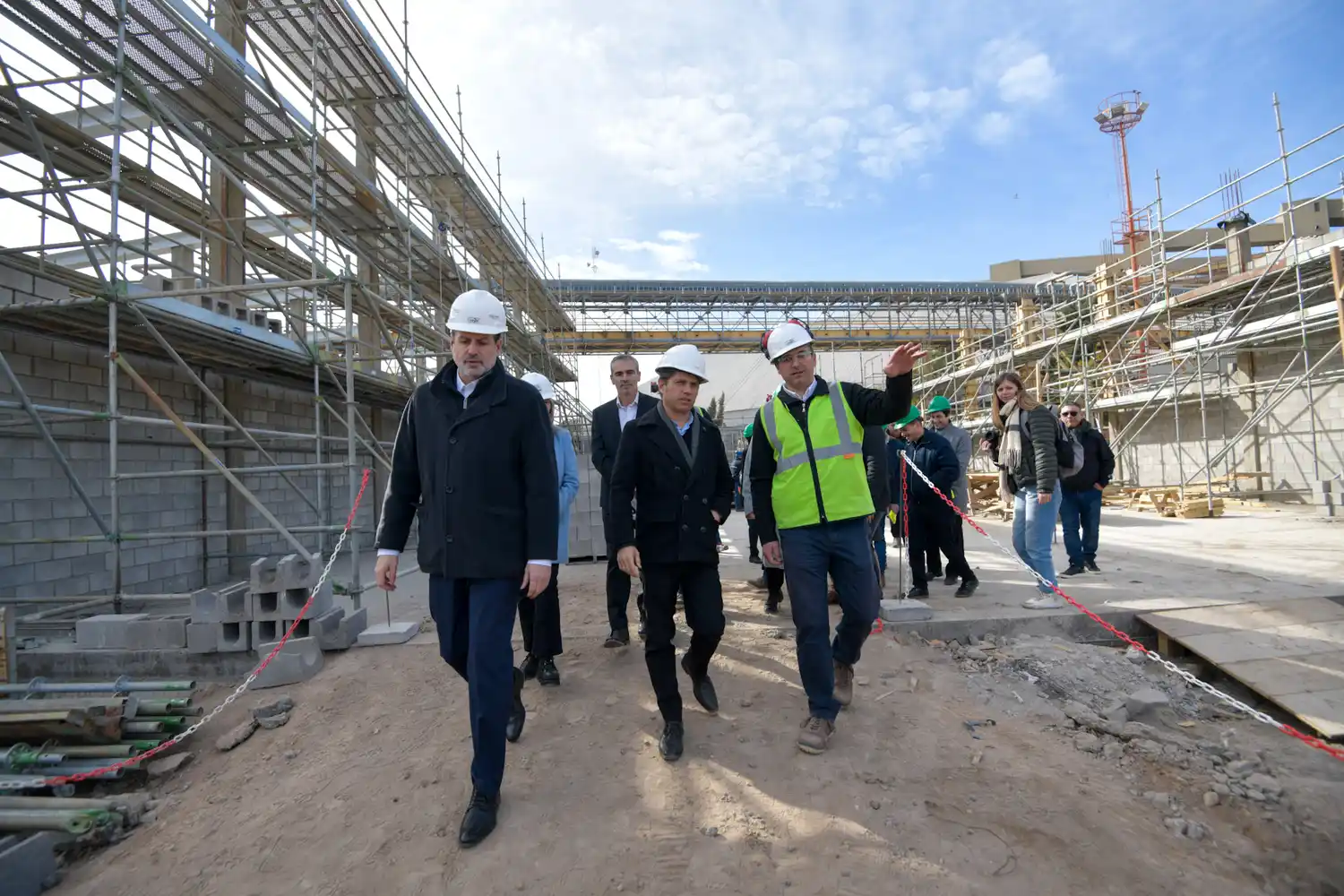 Kicillof se reunió con empresarios del sector petroquímico en el puerto de Bahía Blanca