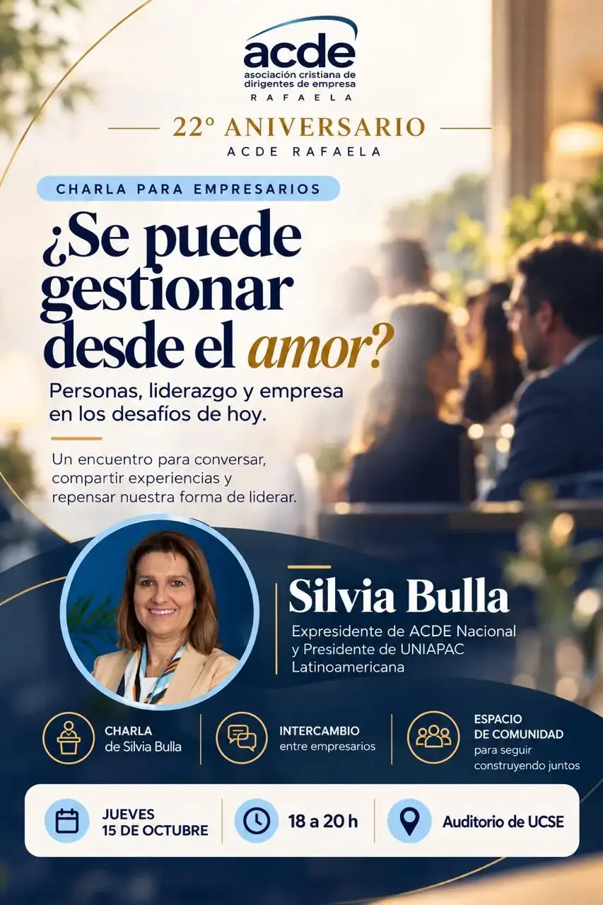 ACDE Rafaela celebra su 22° aniversario con una charla sobre liderazgo empresarial - 2