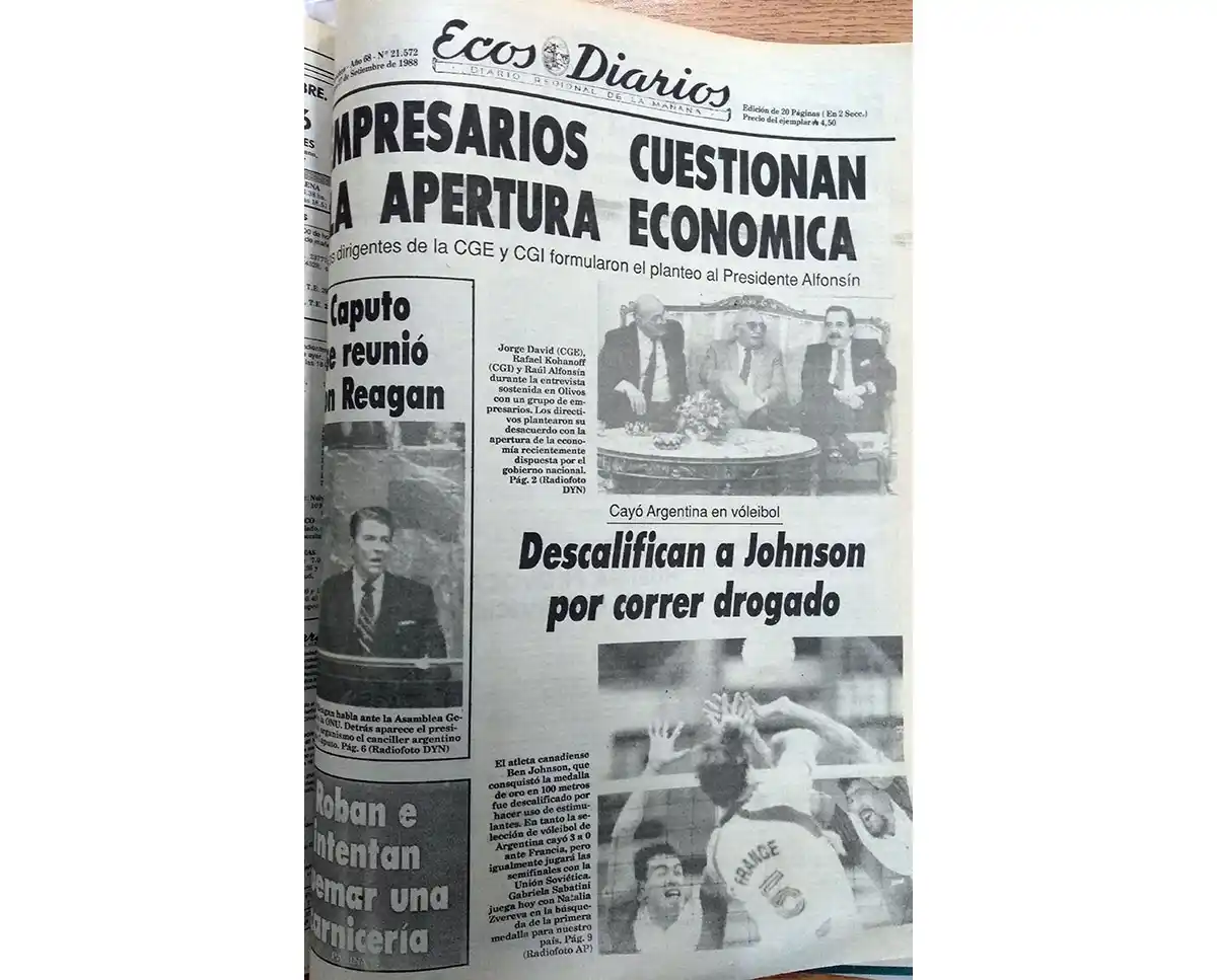 Domingo 25 de septiembre de 1988
