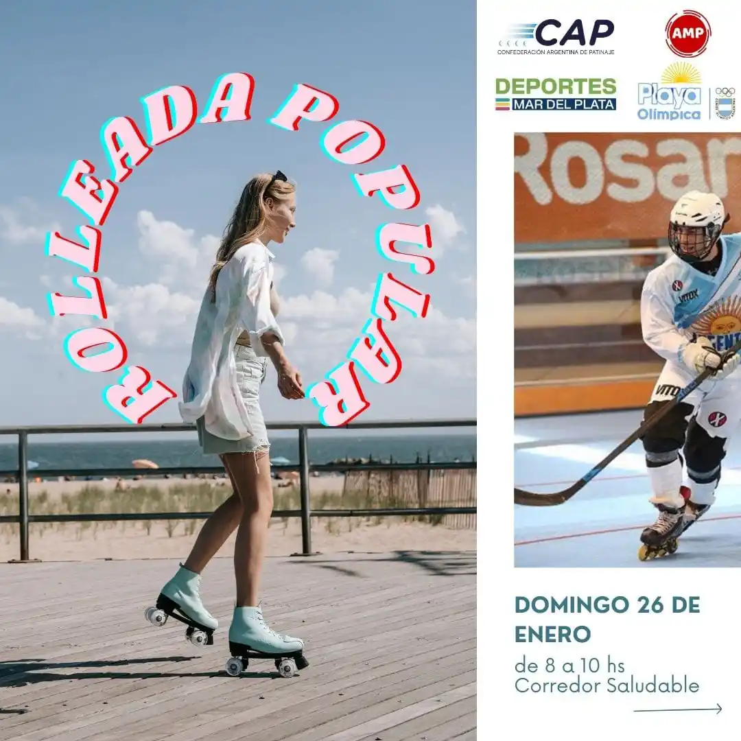 El 26 de enero se realizará una rolleada popular.