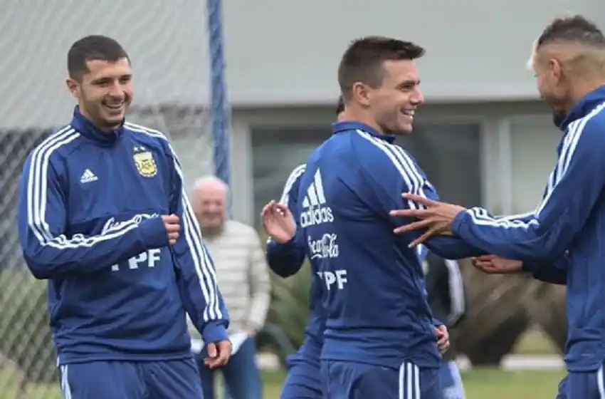 Sin Messi pero con Di María y Lo Celso, la Selección comenzó a entrenar