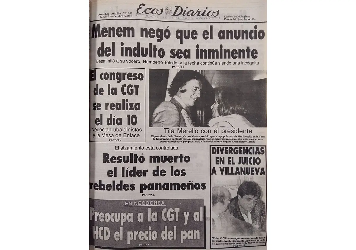 Jueves 5 de octubre de 1989