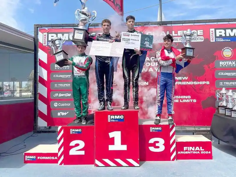 La final argentina de Rotax entregó
en Formosa los tickets para Italia