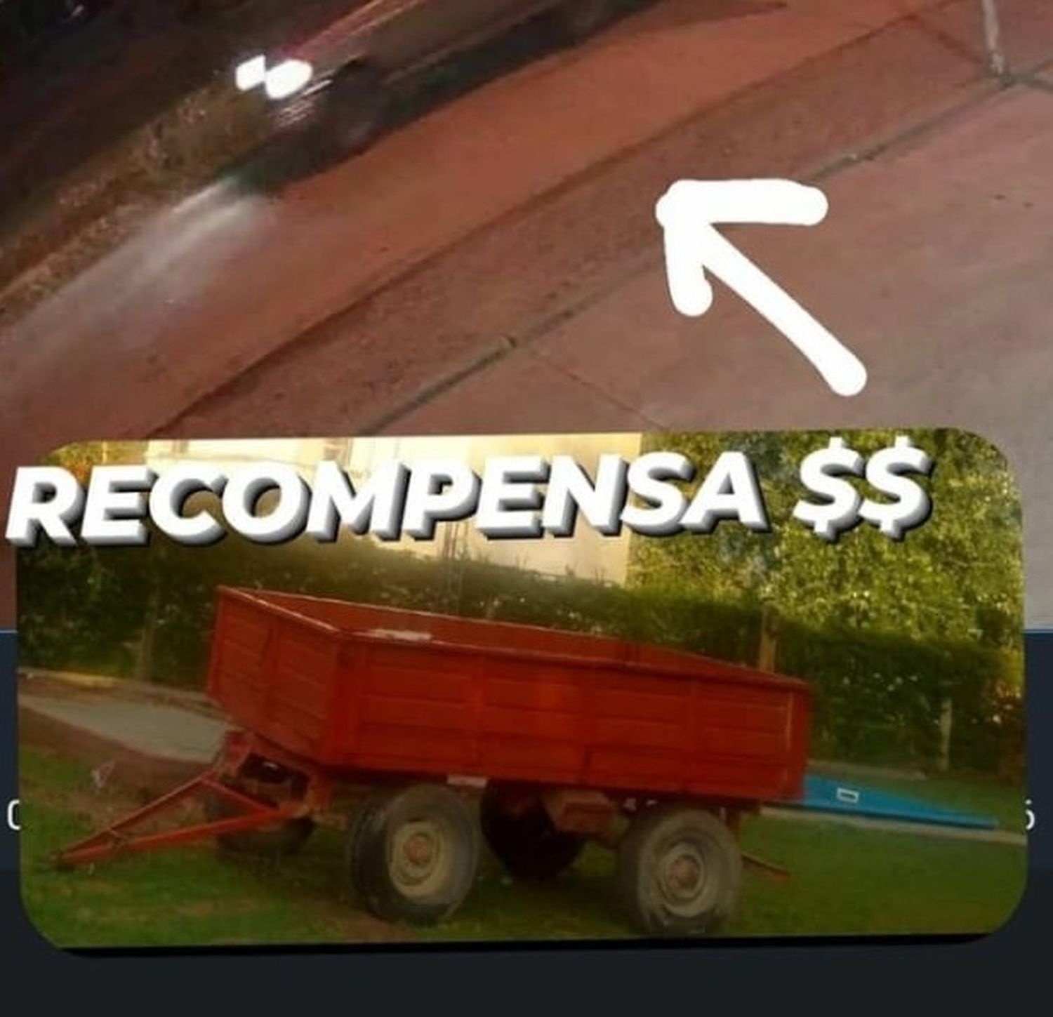 Robo de un acoplado: “Sabemos dónde está, espero que se muevan rápido para recuperarlo”