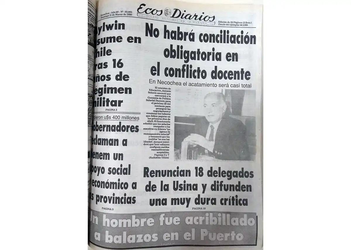 Domingo 11 de marzo de 1990