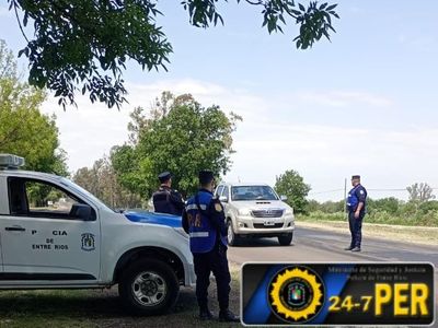 La Policía de Entre Ríos mantiene un operativo de búsqueda en el departamento Diamante