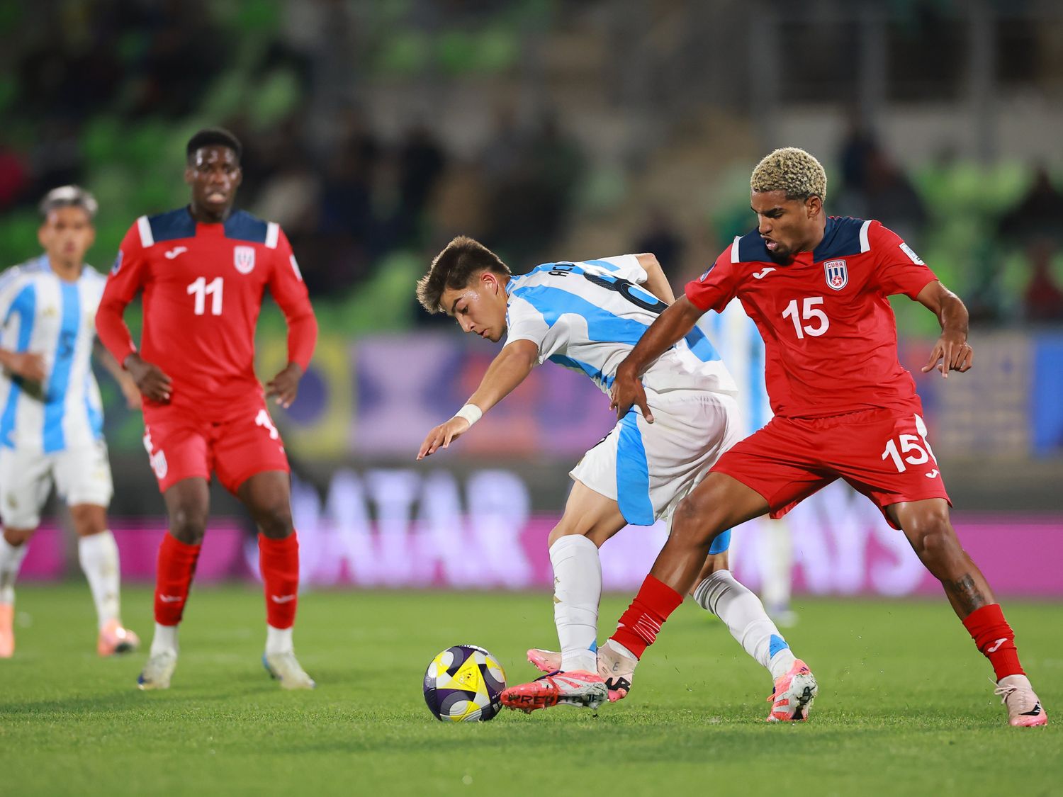 Trabajoso triunfo de la albiceleste 3 a 1 ante Cuba.Foto:@Argentina ·
