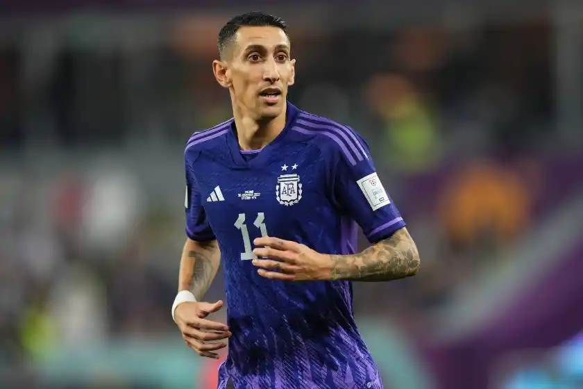 Ángel Di María tiene una molestia muscular y es duda para enfrentar a Australia