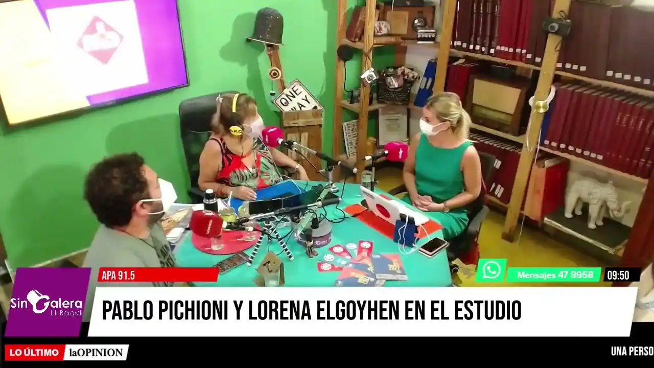 Pichioni y Elgoyhen en Sin Galera: hablaron del covid, las vacunas y los turnos en el hospital