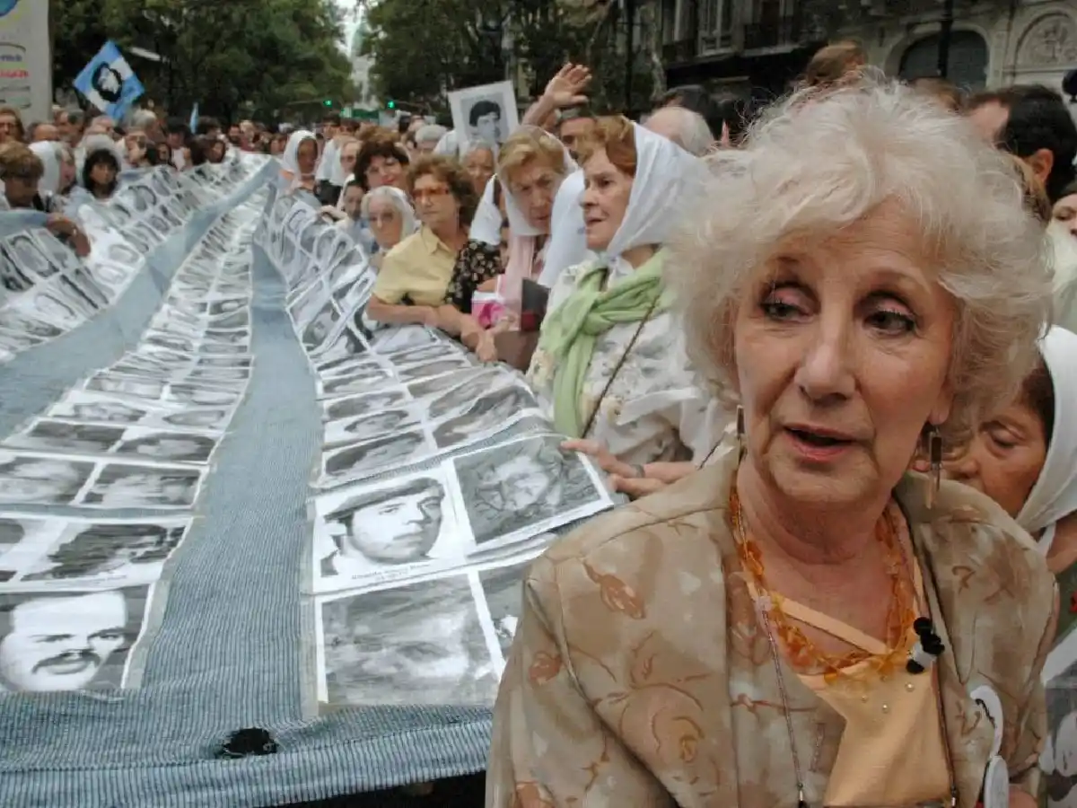 Estela de Carlotto: "lo de Zannini y D Elia fue casi un secuestro"