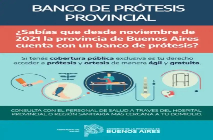 Salud creó el primer Banco de Prótesis y Órtesis de la Provincia