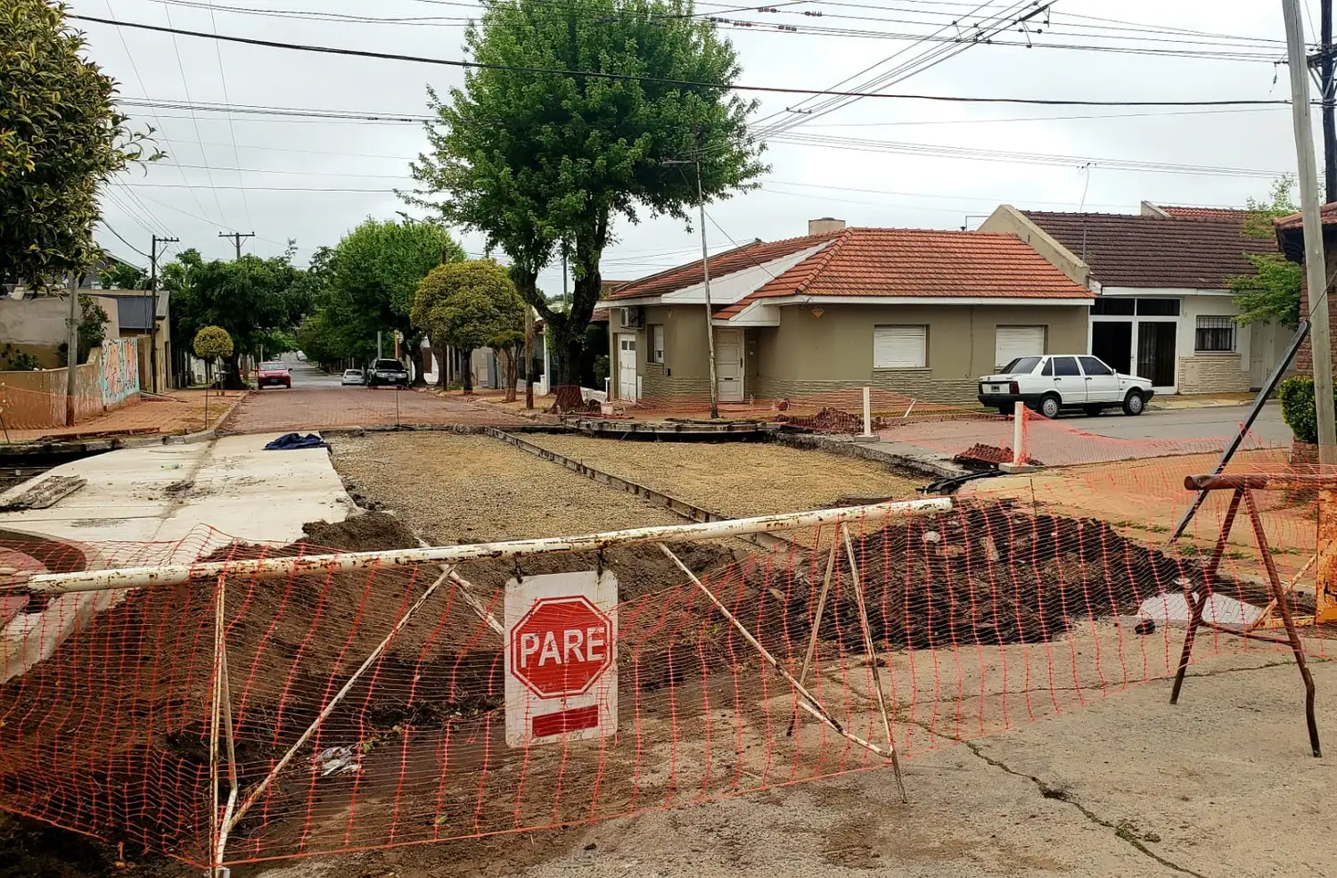 El Municipio avanza con obras de pavimentación e iniciará la repavimentación de Alvear