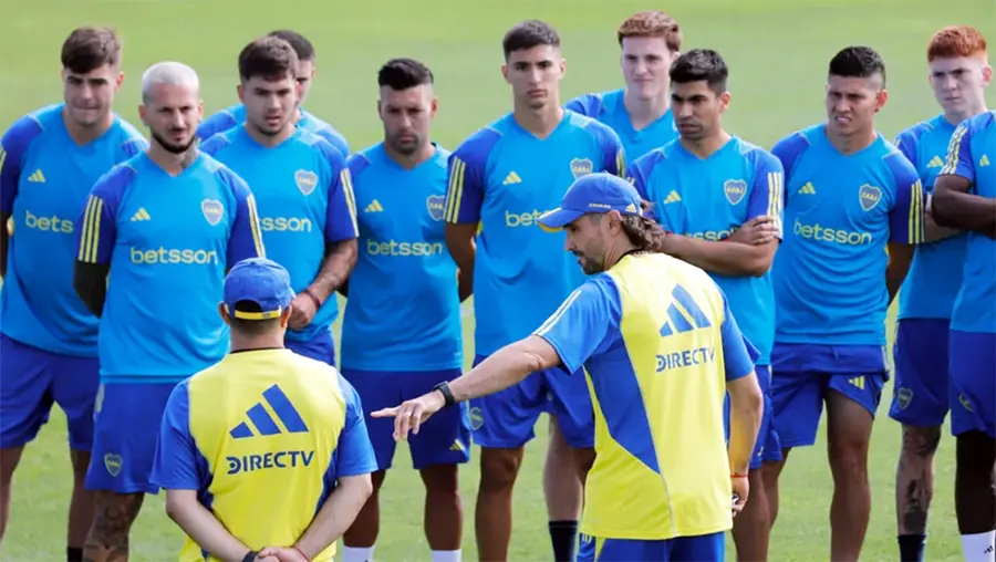 Boca. Entrenamiento