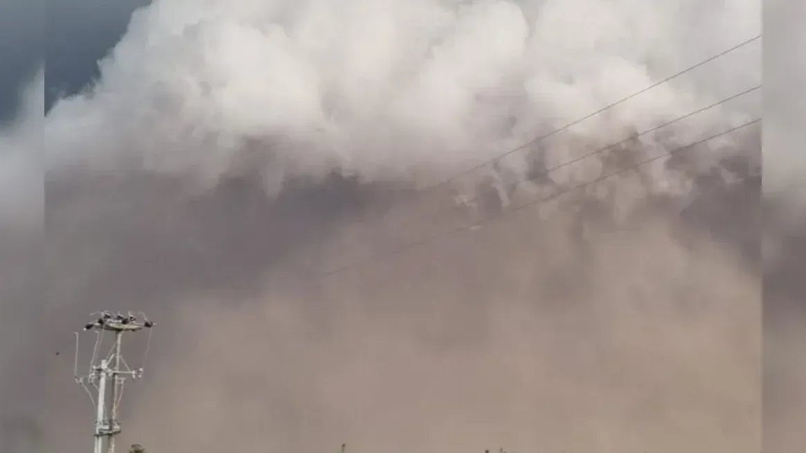 Temporal: Coronel Bogado, Santa Fe esta tarde.