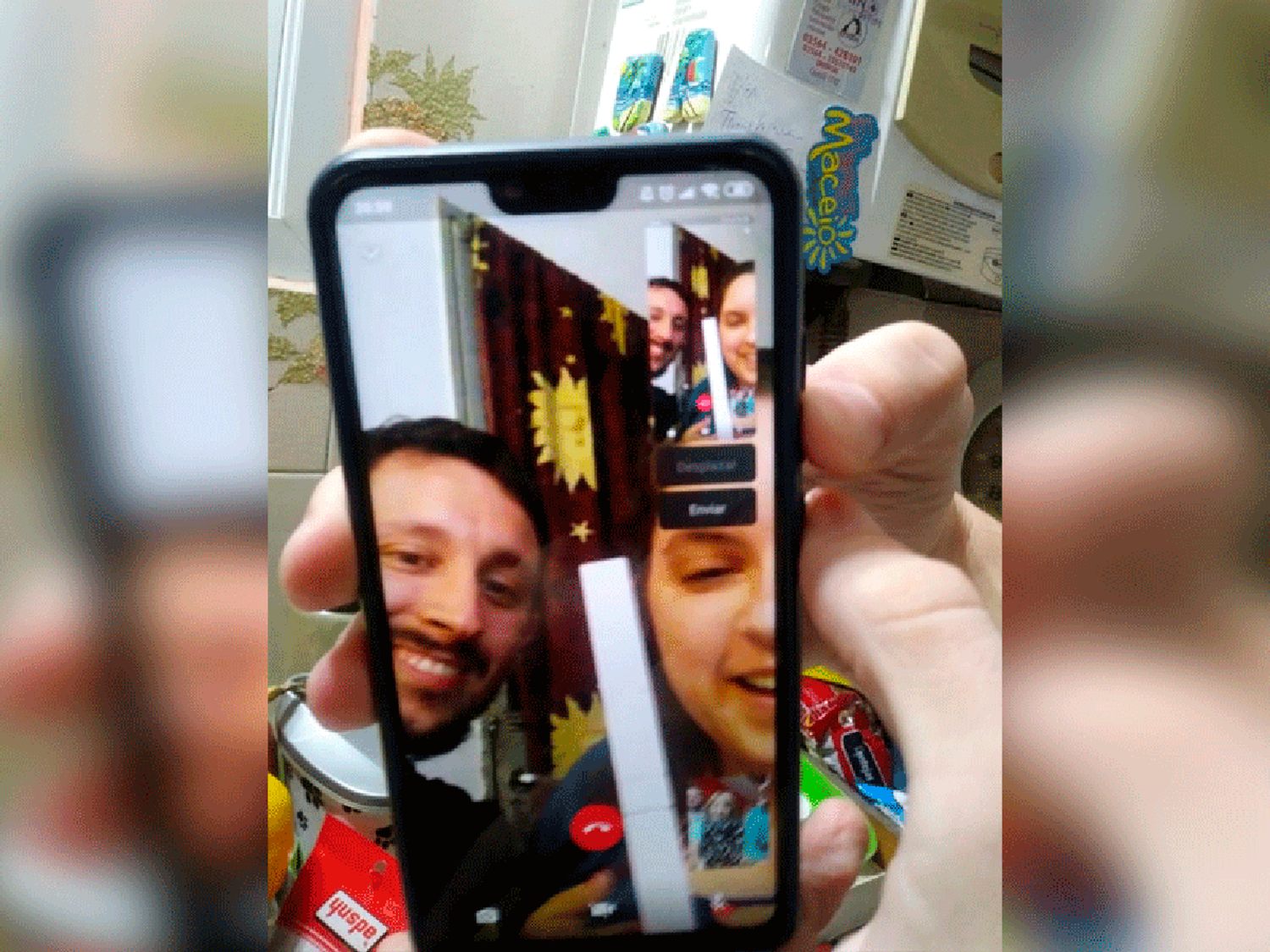 En tiempos de cuarentena, las noticias de la “cigüeña” se dan por videollamadas