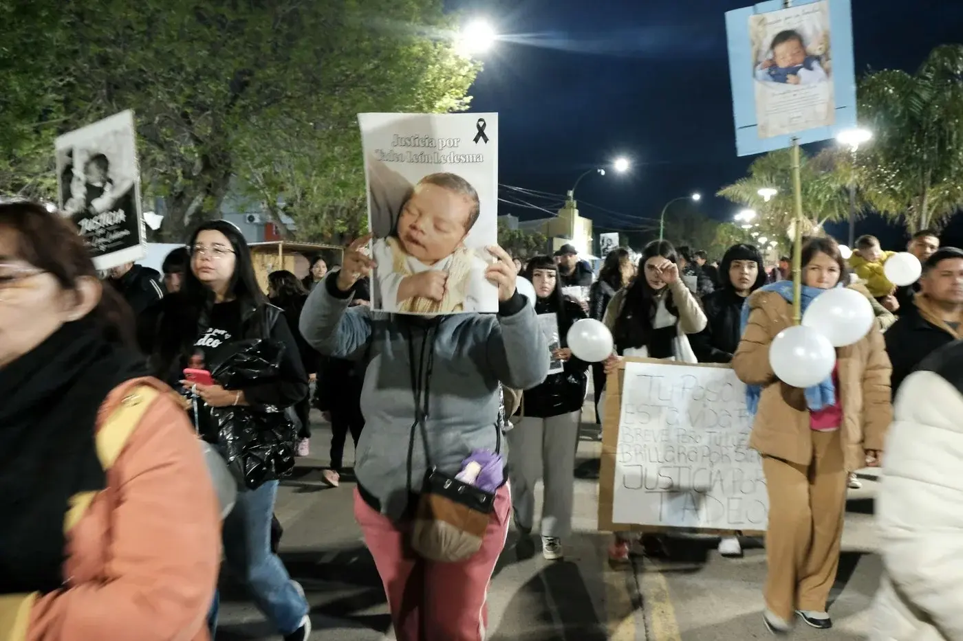La manifestación se realizó una semana después del siniestro.