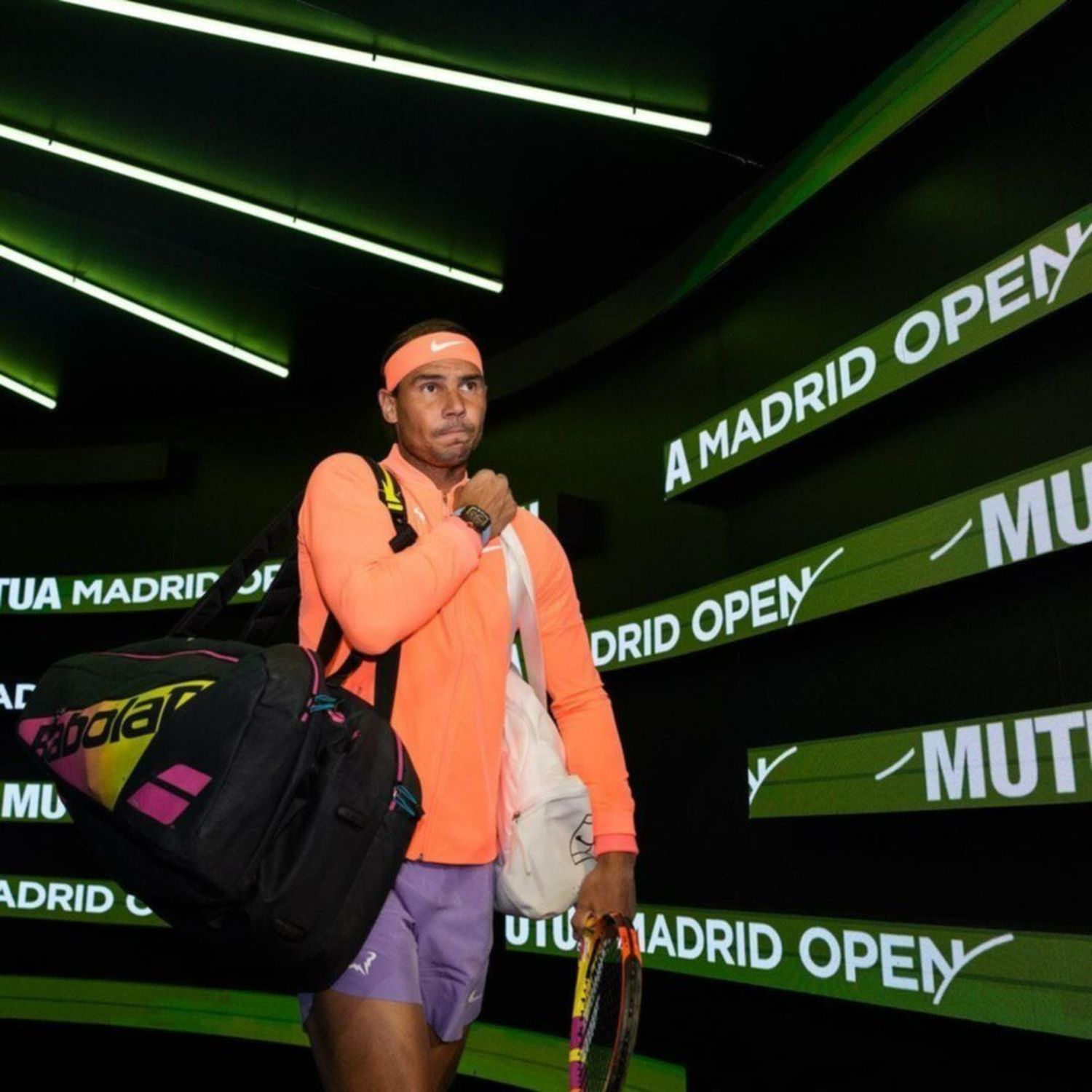 Emoción y futuro incierto: Rafael Nadal en el Masters 1000 de Madrid