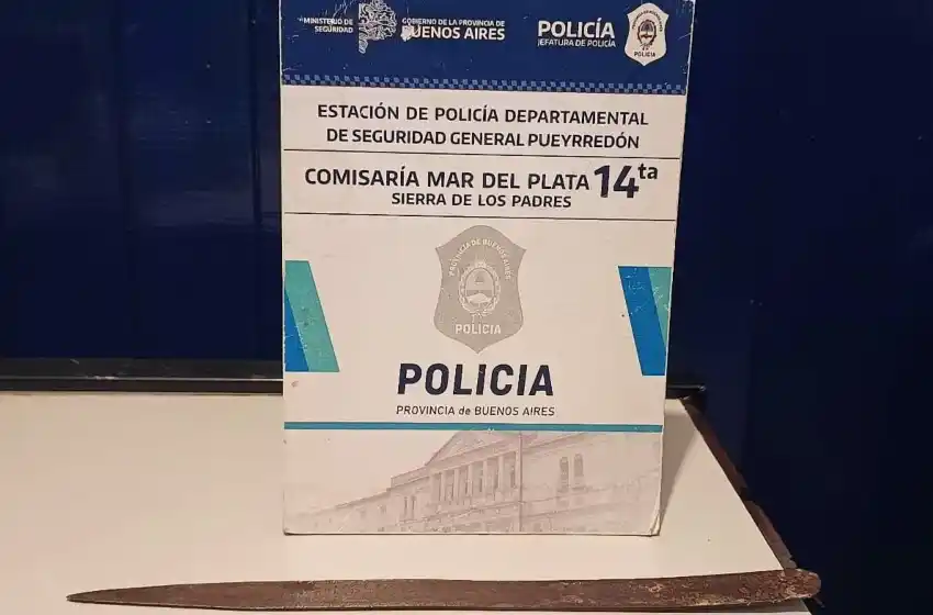 Amenazó a su vecina de muerte con una faca