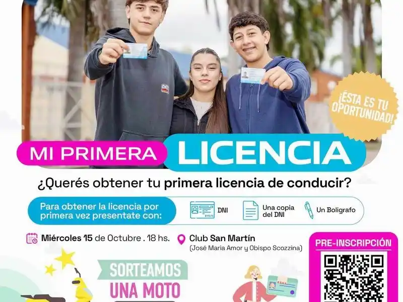 Programa Mi primera licencia en el club San Martín