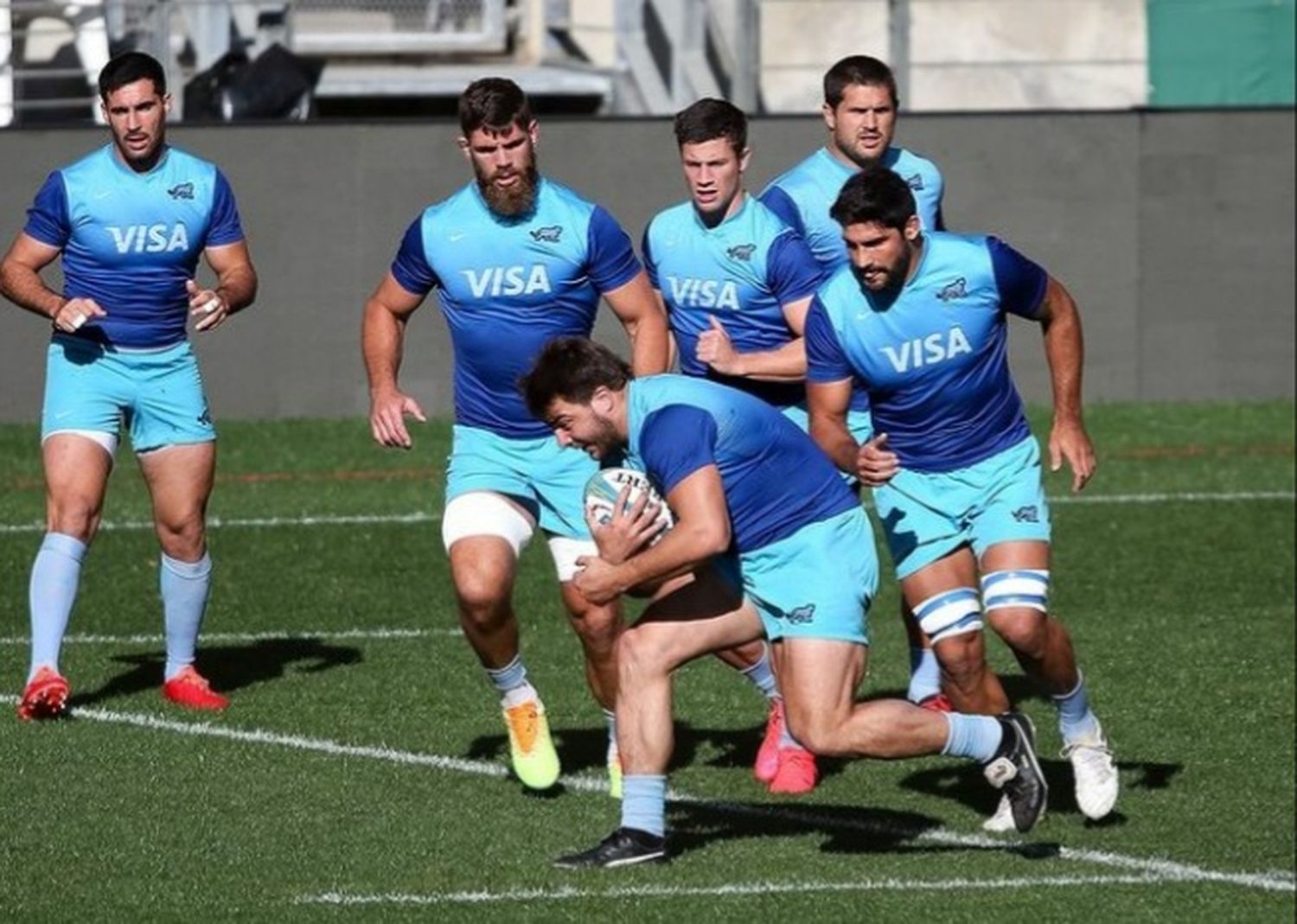Los Pumas hace su debut ante el campeón del mundo