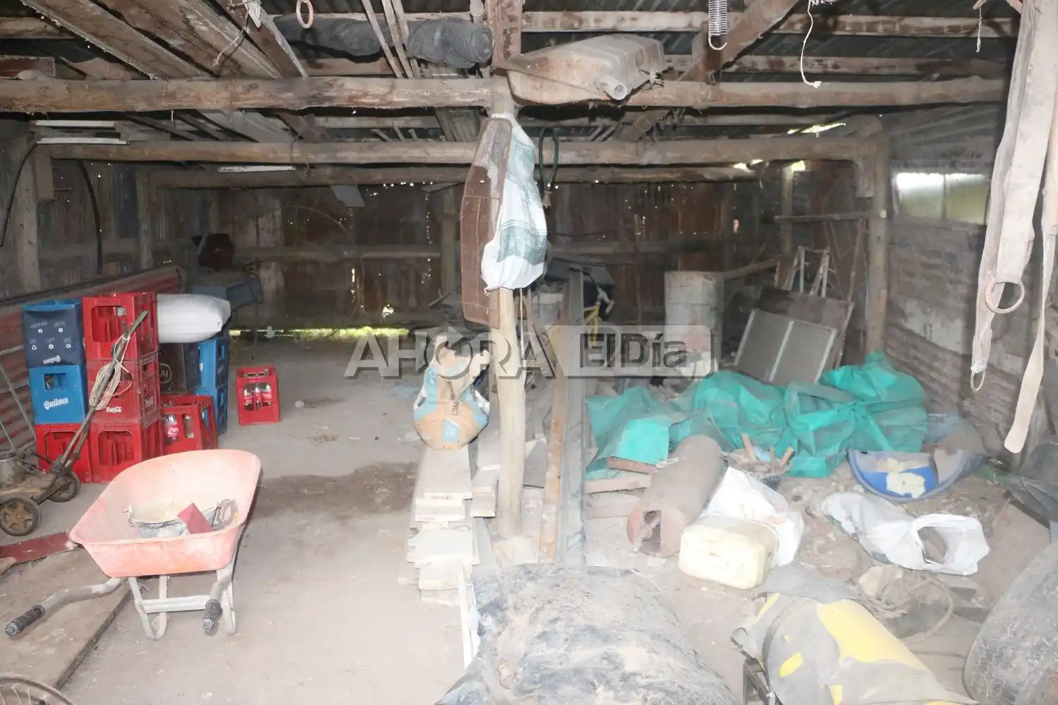 Desvalijaron el galpón de una chacra en Primero de Mayo y Jaime de Nevares