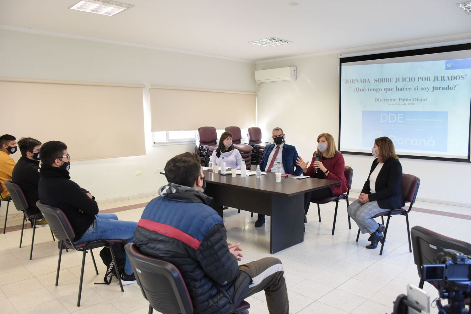 Juicio por Jurados: capacitaron a estudiantes secundarios
