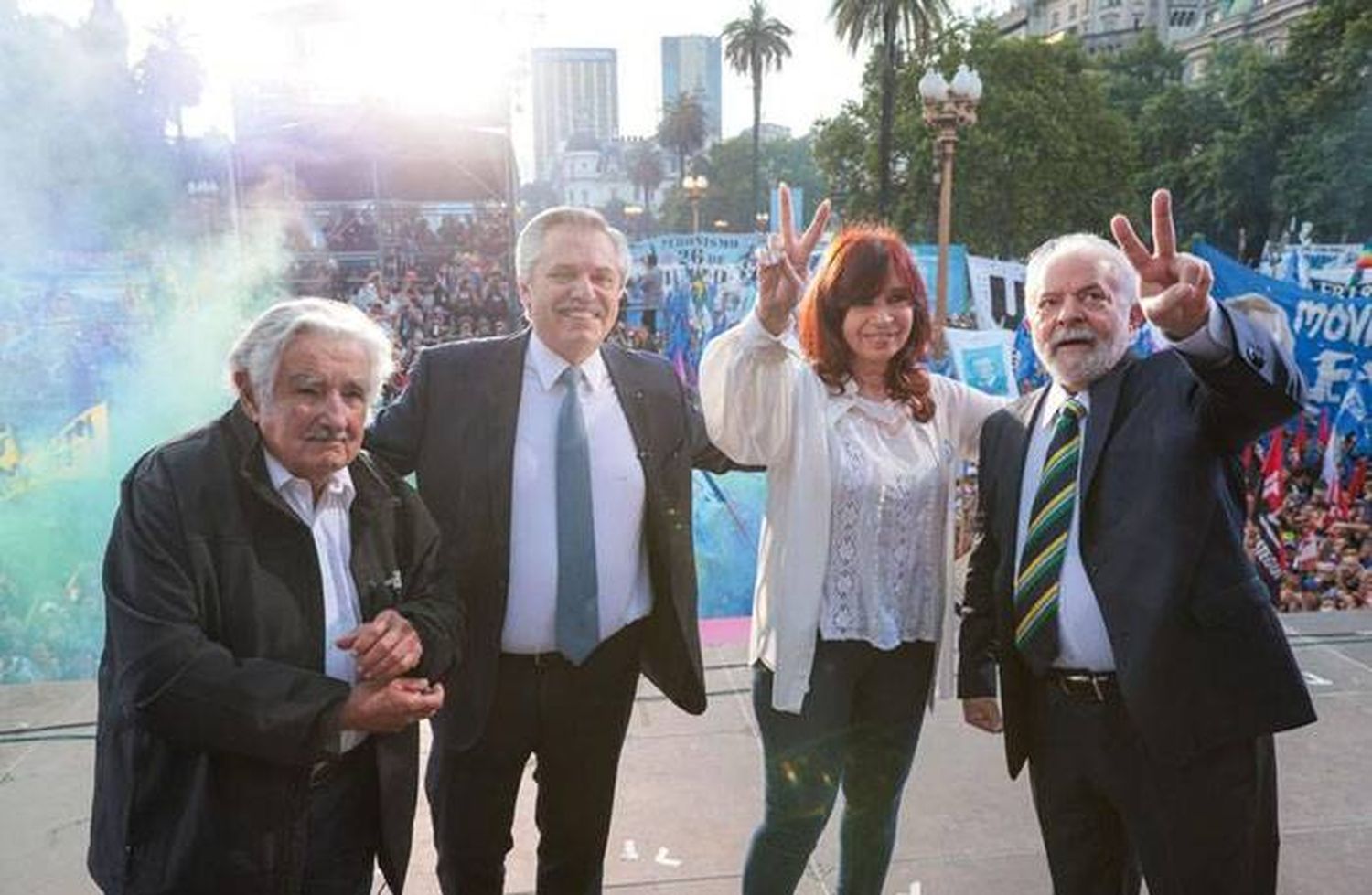 Alberto Fernández y Cristina Kirchner felicitaron a Lula por su triunfo