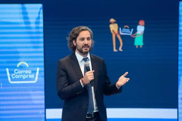 Correo Compras: El Jefe de Gabinete encabezó la presentación de la plataforma de compra online