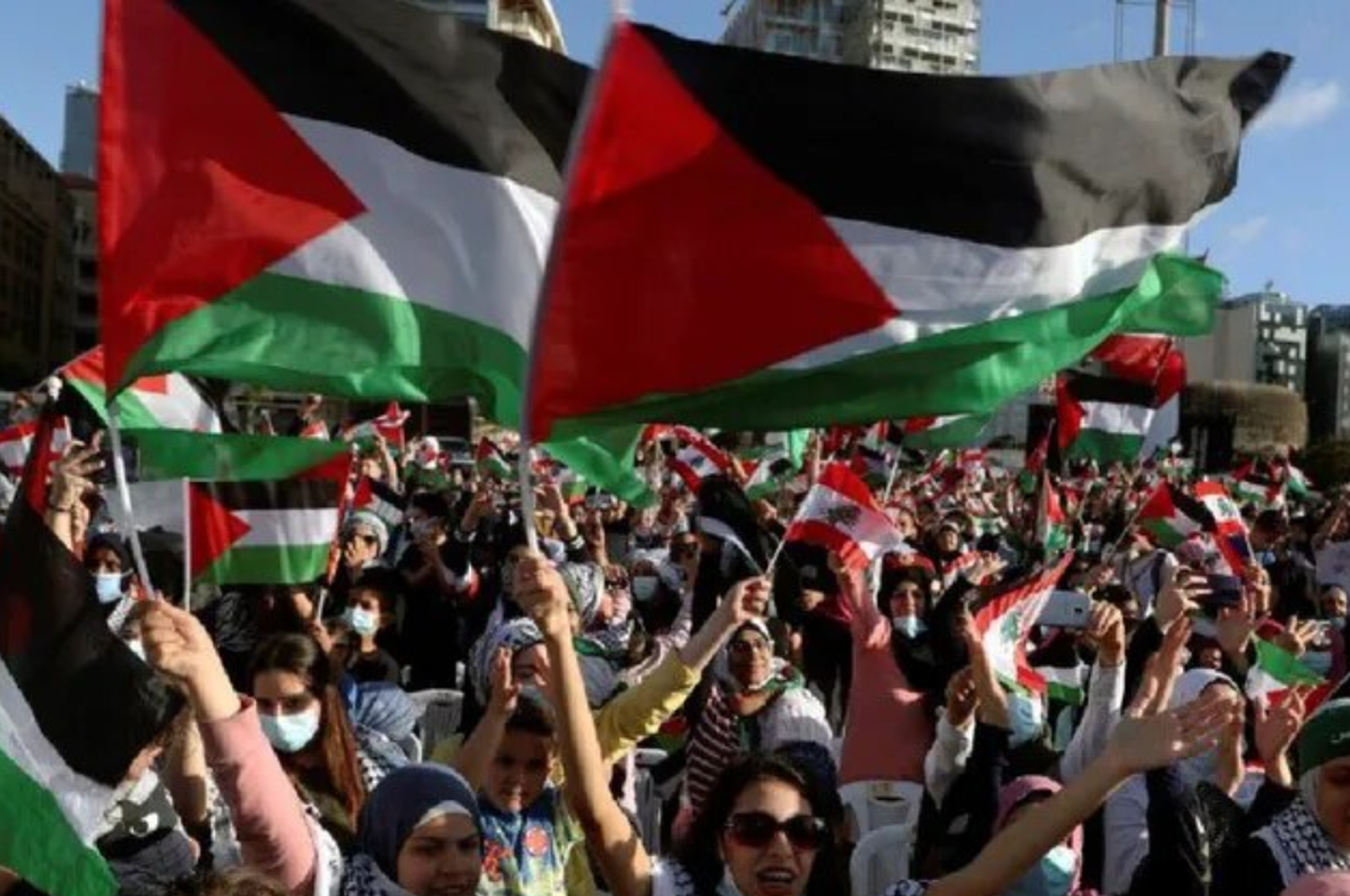 Medio Oriente se levanta y protesta contra los crímenes de palestinos