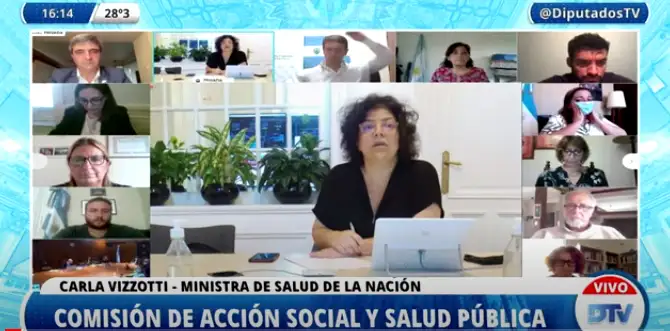 EN VIVO | La ministra de Salud, Carla Vizzotti, expone en Diputados