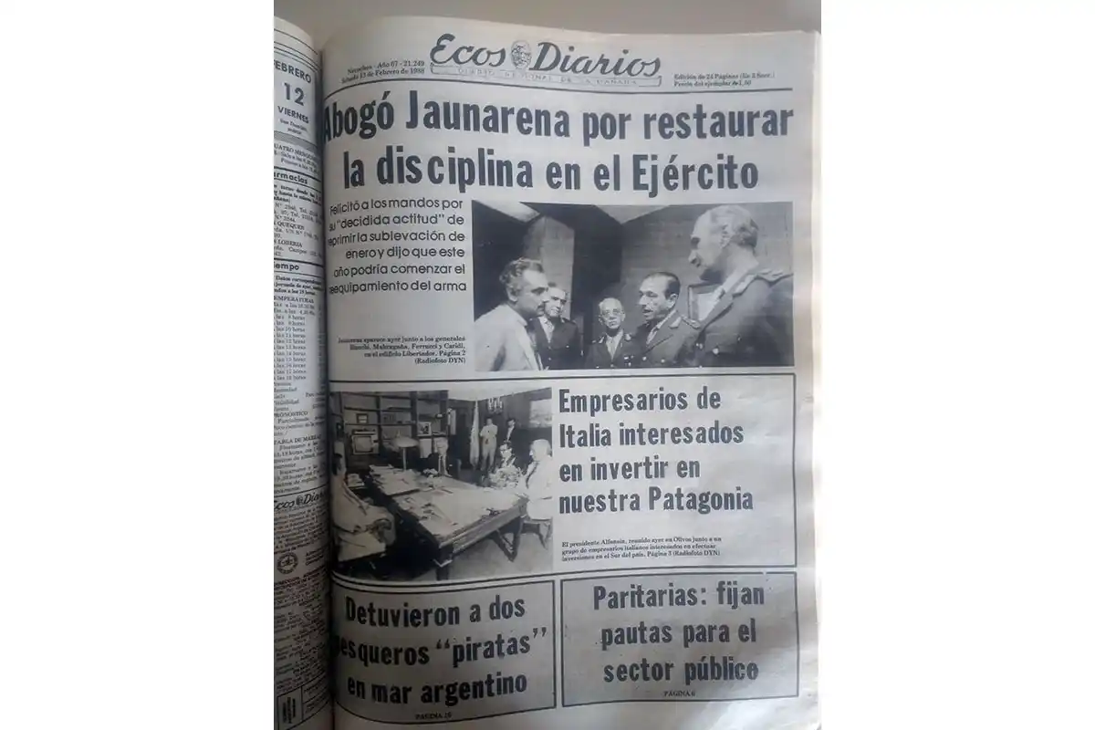 Sábado 13 de febrero de 1988