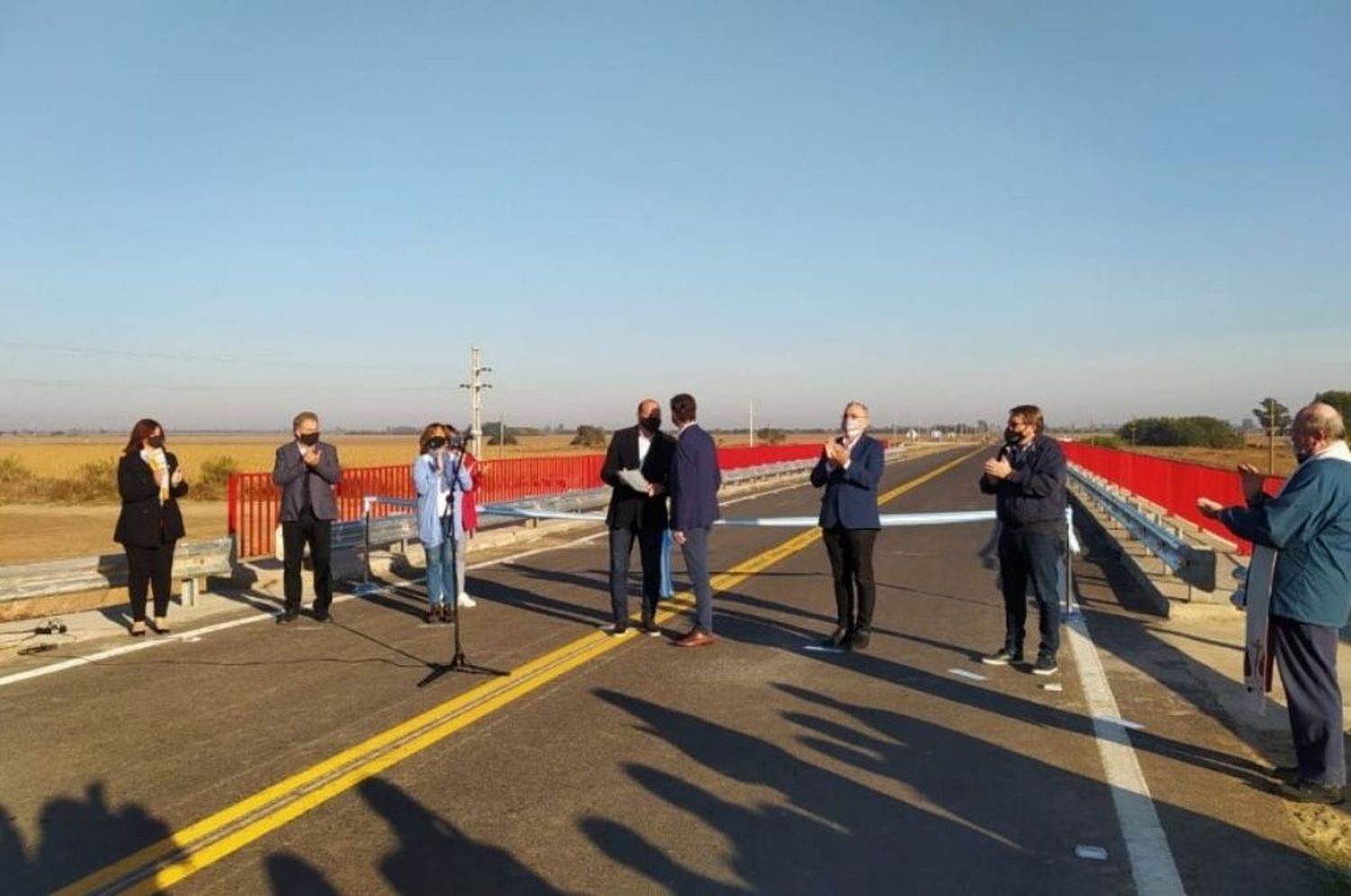 Inauguraron la obra de la ruta 63 en el tramo San Vicente – Colonia Margarita