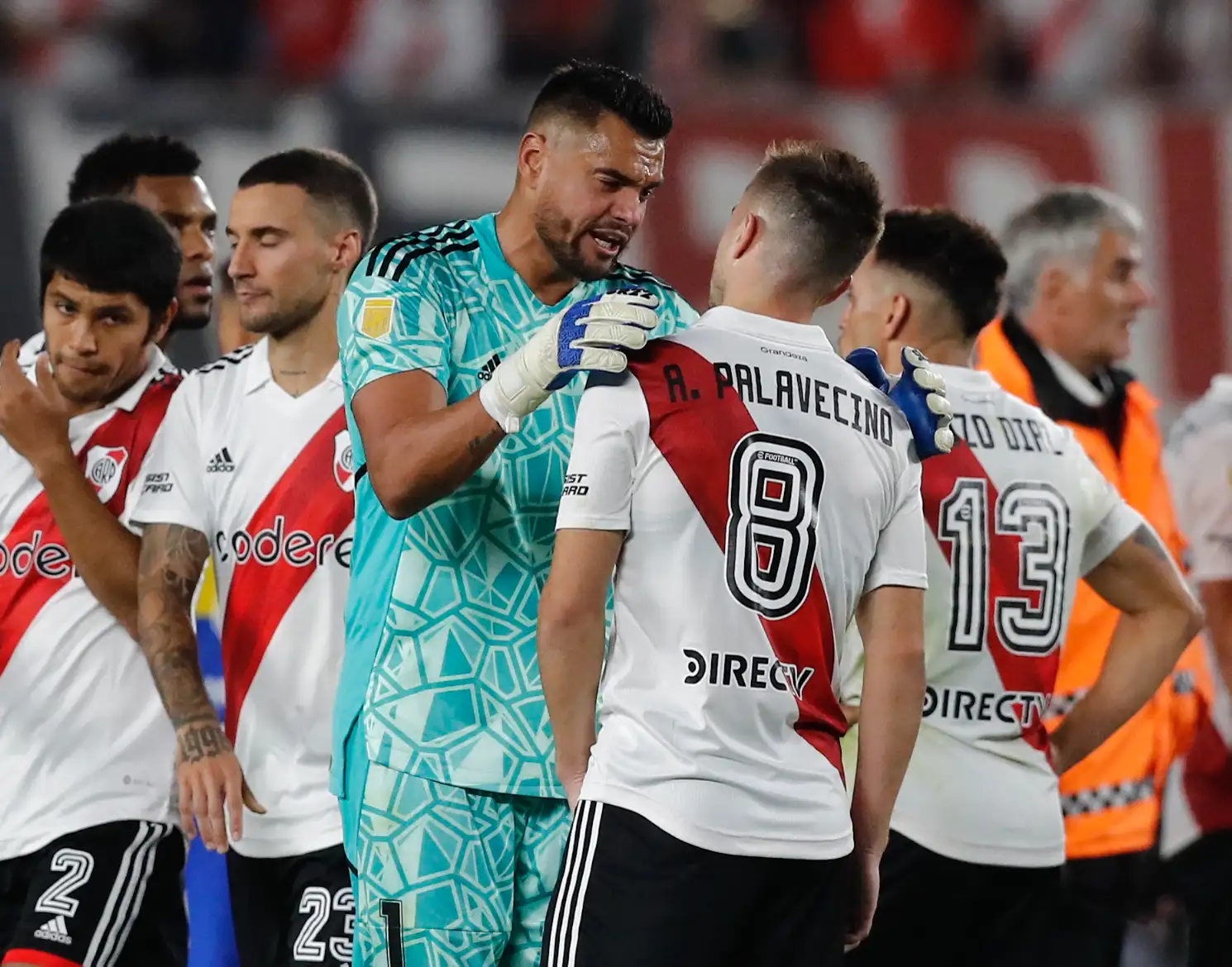 "Chiquito" Romero y Palavecino, tras el escándalo en River-Boca.