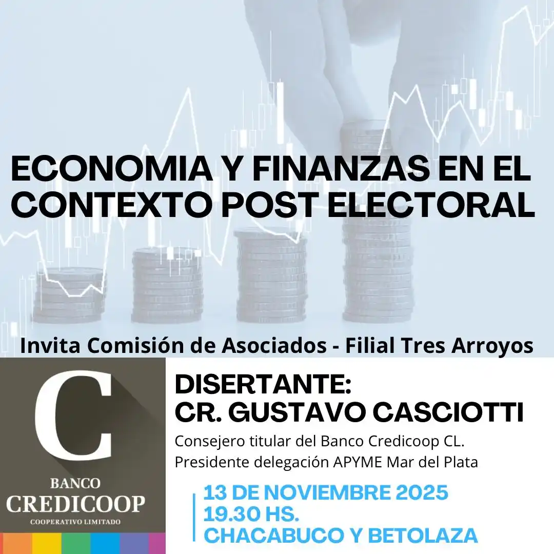 flyer charla Banco Credicoop