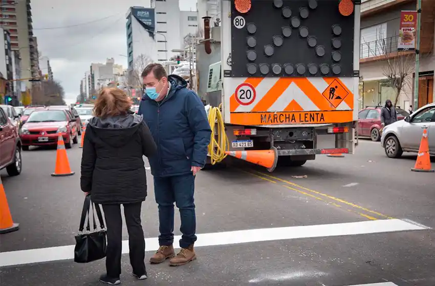 Siguen las obras de señalización y demarcación vial