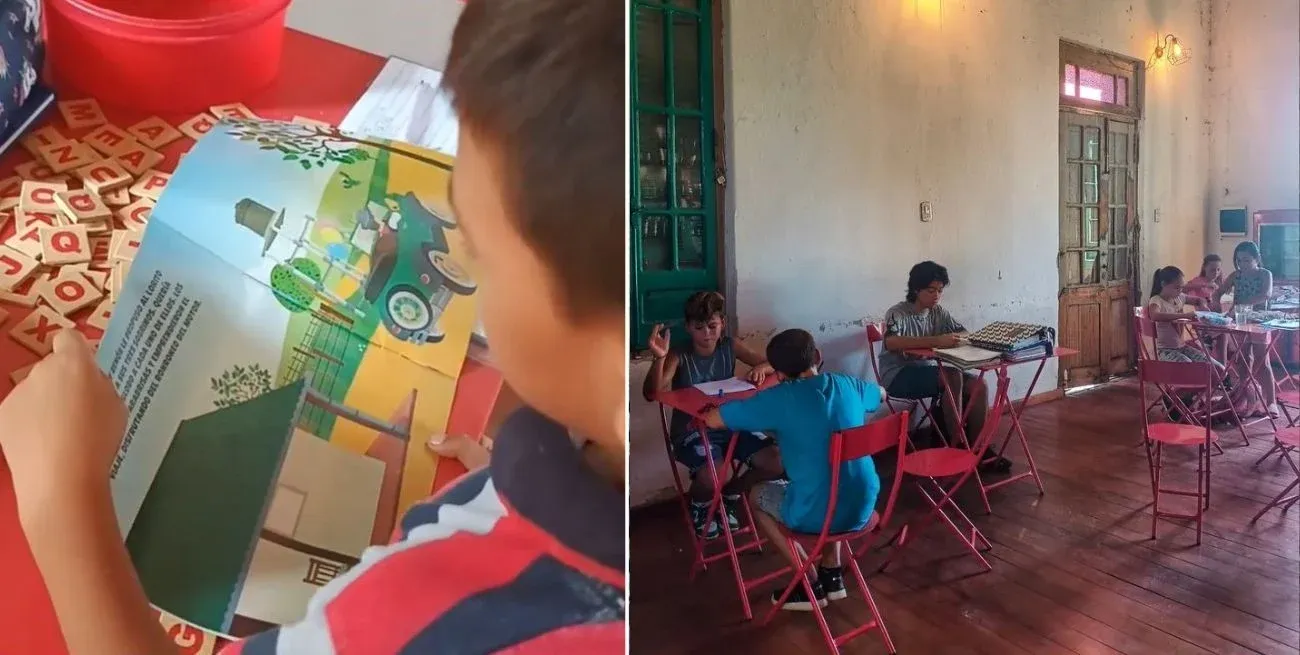 Un sótano que respira arte: la historia de una profesora que abrió su casa para sembrar lecturas