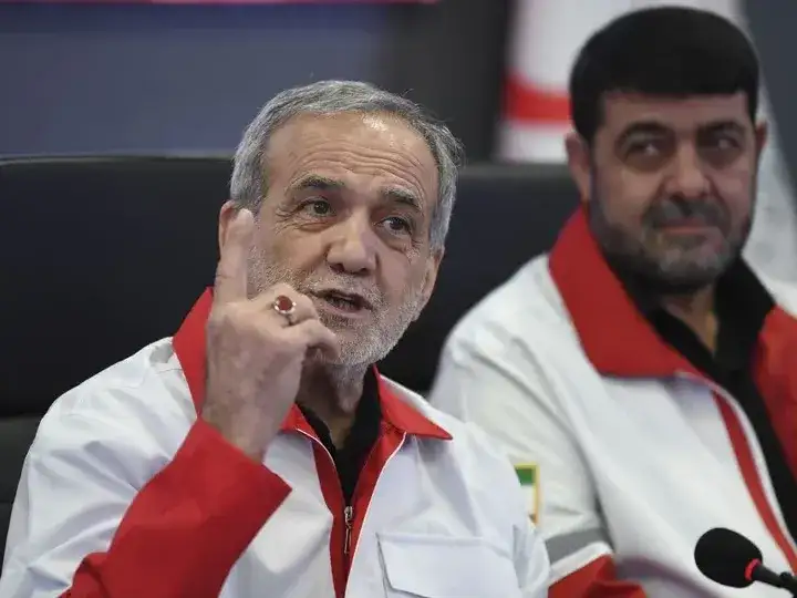 El presidente iraní, Masoud Pezeshkian.