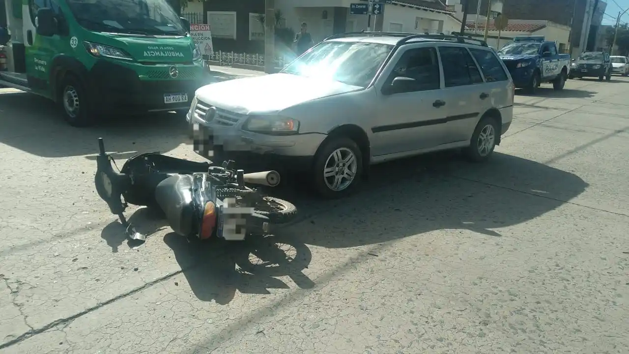 Los vehículos involucrados en el choque