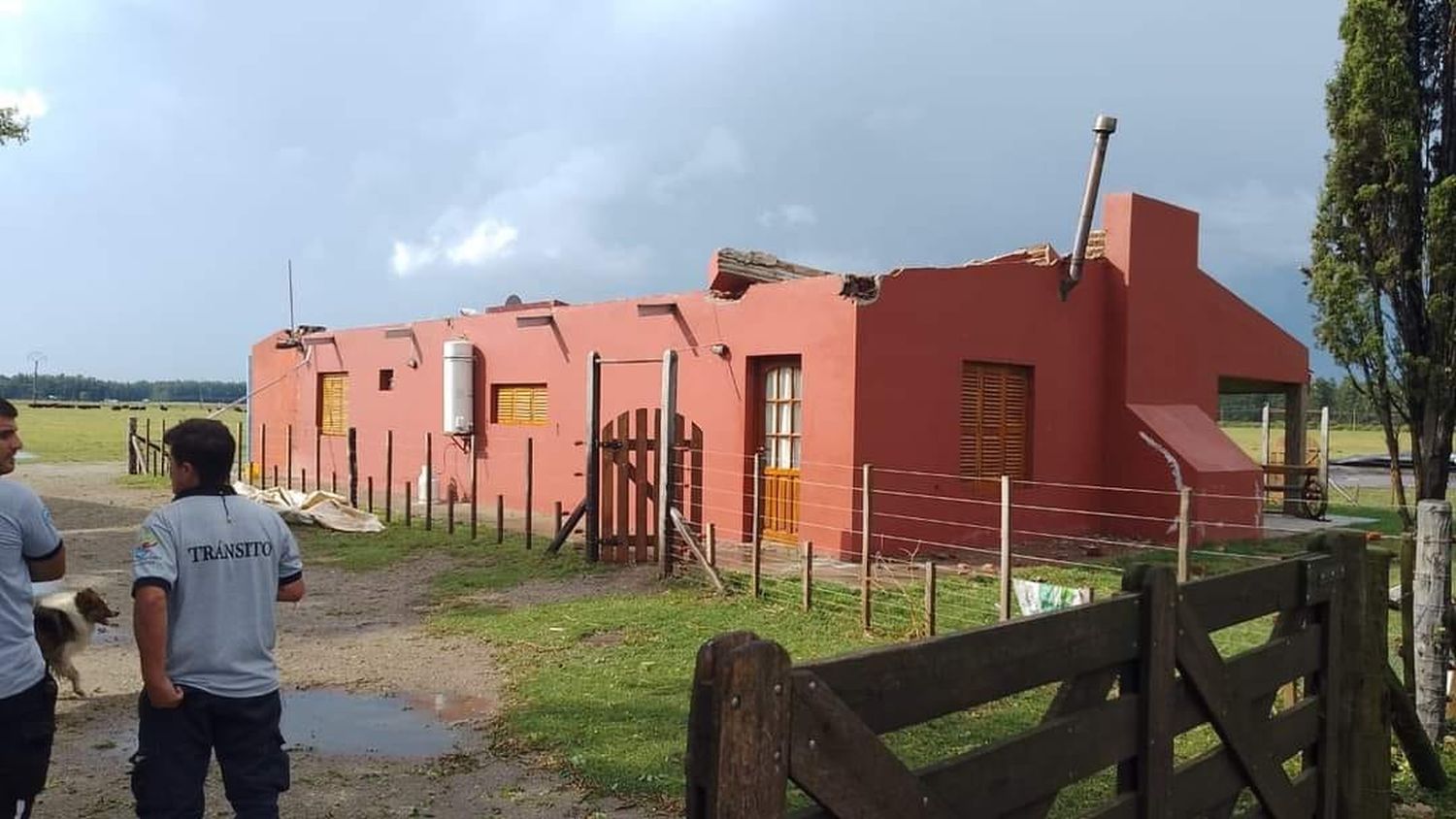 Graves daños causó la tormenta en Lobería