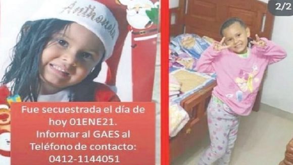 ¿Dónde está Antonella Maldonado? Autoridades persisten en la búsqueda de la niña secuestrada el 1 de enero