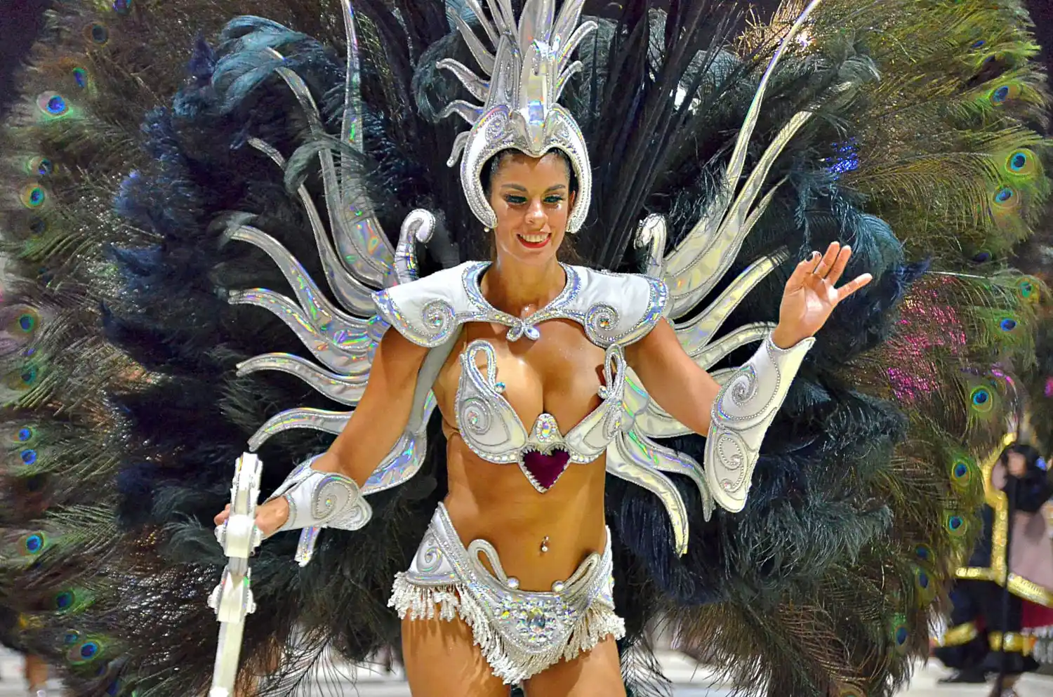 Una crespense brilla en el carnaval de Gualeguaychú