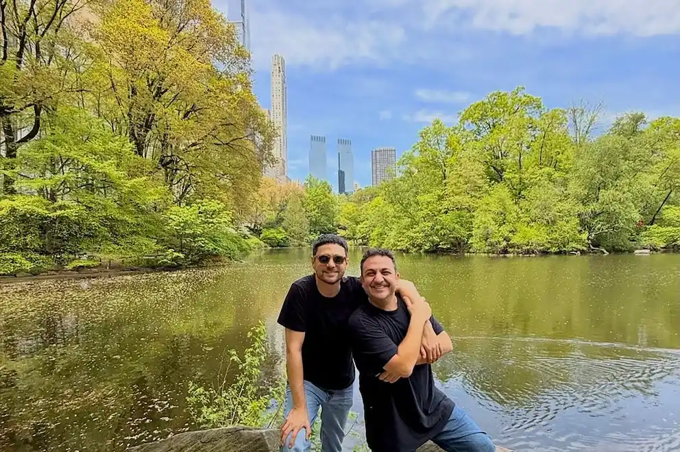 Topa y Hugo disfrutando de sus días en Nueva York