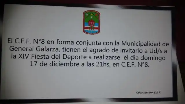 14º Edición de la Fiesta del Deporte