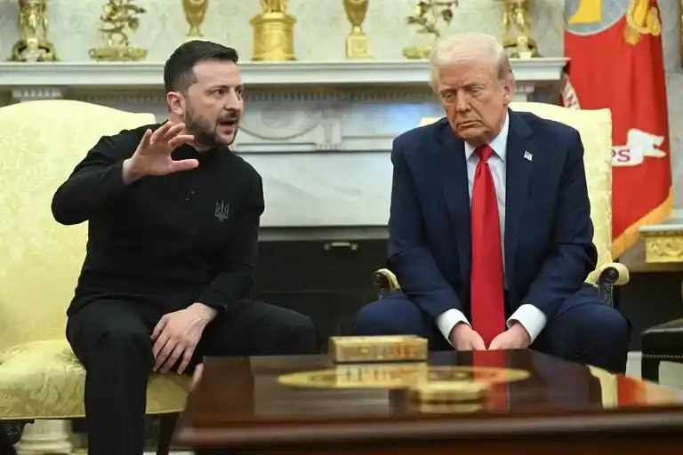 Escándalo. Trump y Zelensky en la Oficina Oval de la Casa Blanca