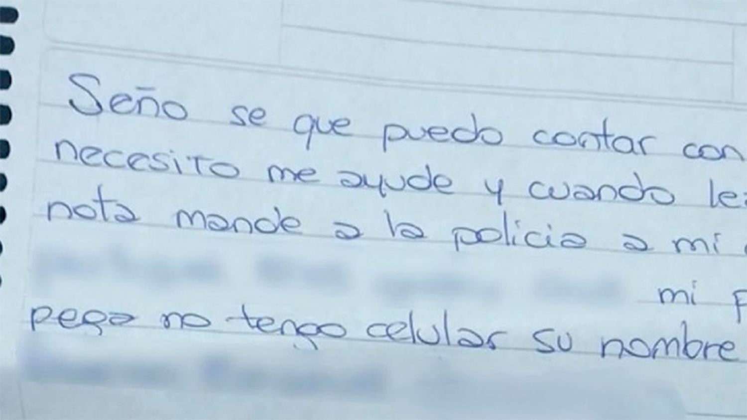 Usó el cuaderno de comunicaciones de su hijo para denunciar violencia de género