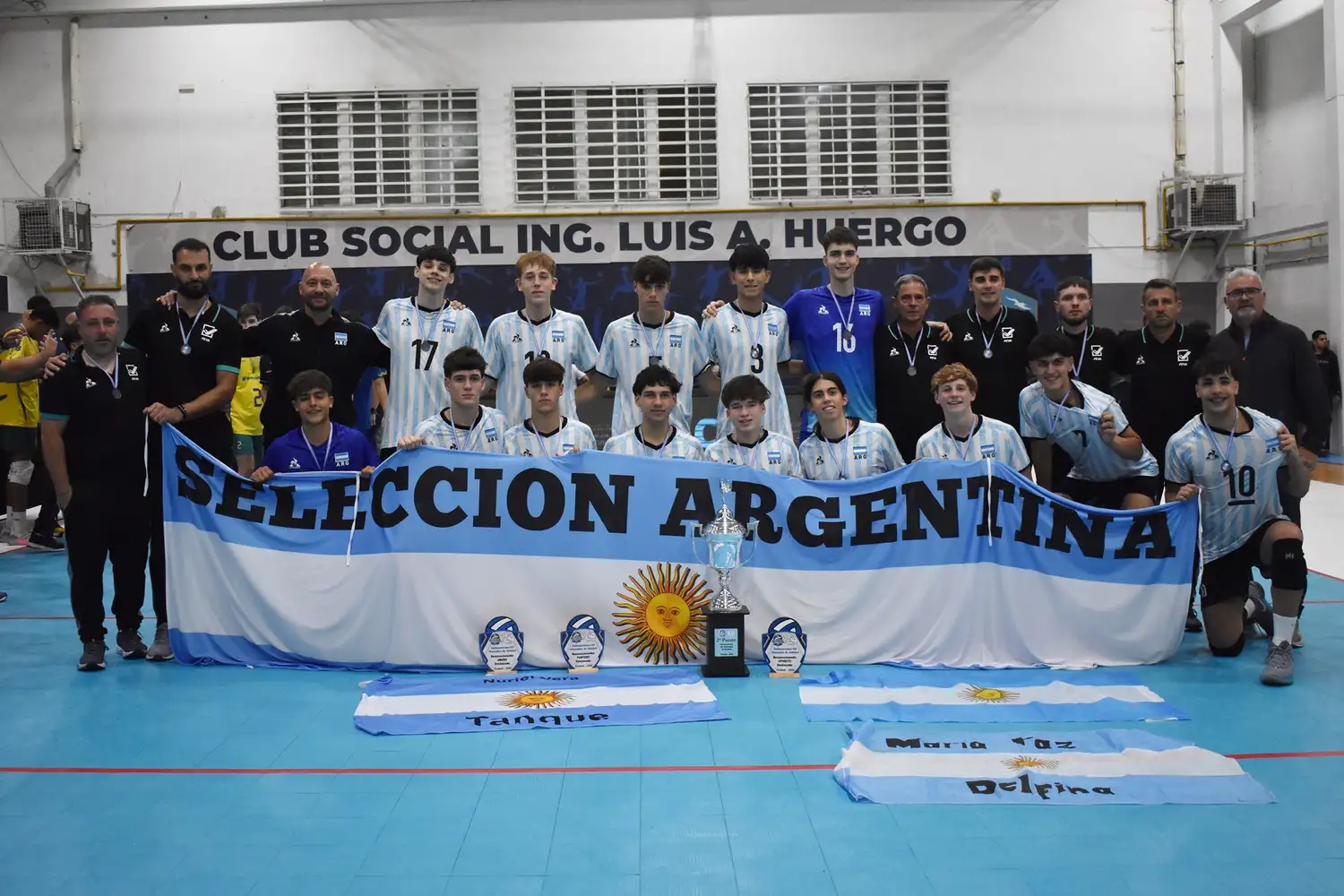 Los pibes se quedaron con una de las 3 plazas al Mundial de Qatar 2026. Foto: FEVA